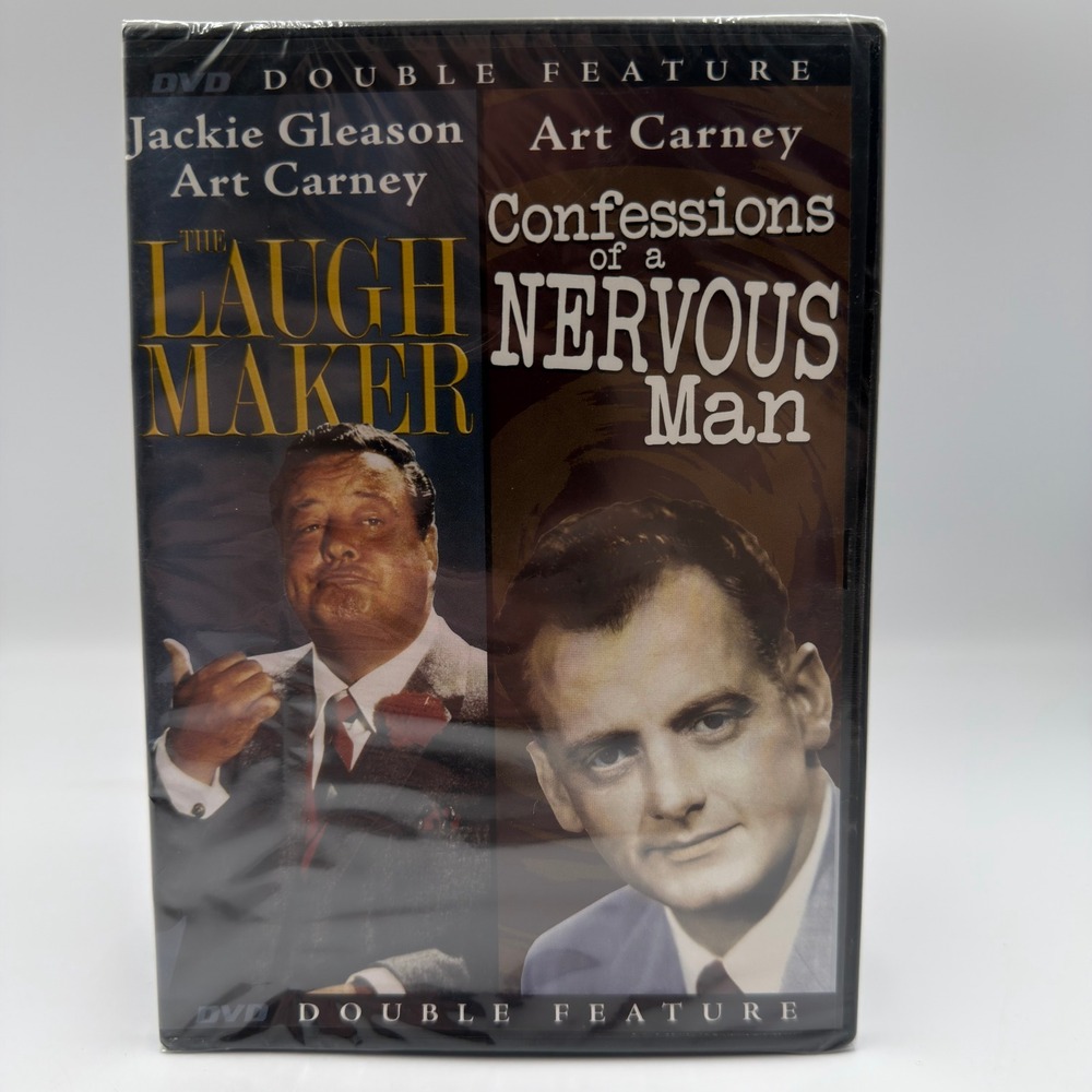 Jackie Gleason Art Carney Double Feature DVD Laugh Maker Confessions Nervous Man